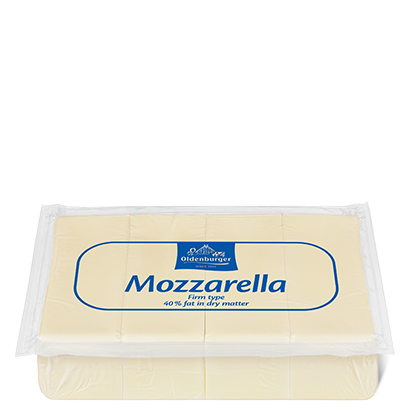 Oldenburger Mozzarella 40% fat i.d.m., 10kg