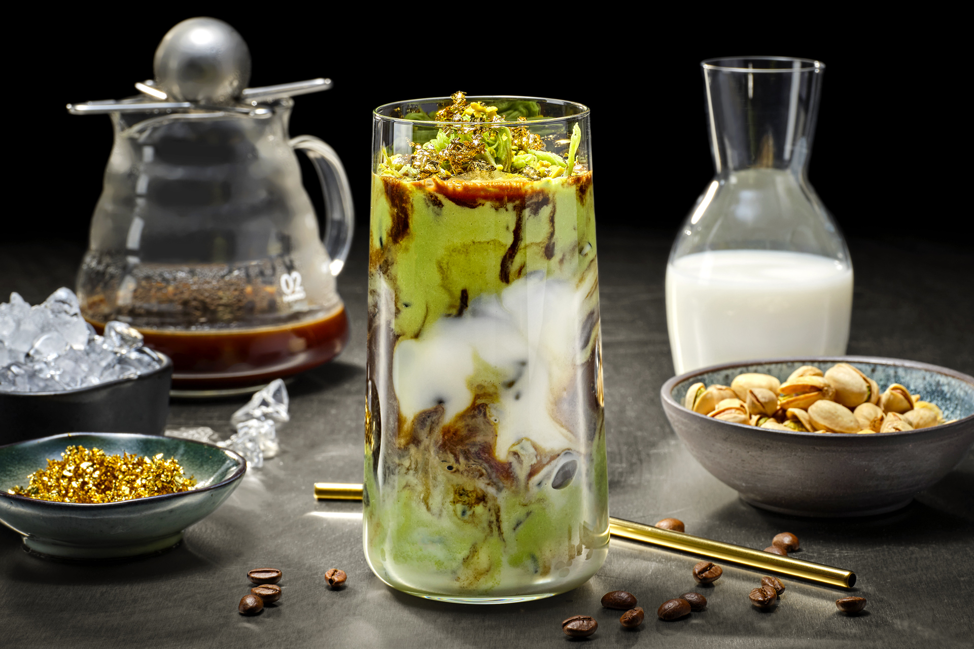 Spanish Pistachio Mocha Latte