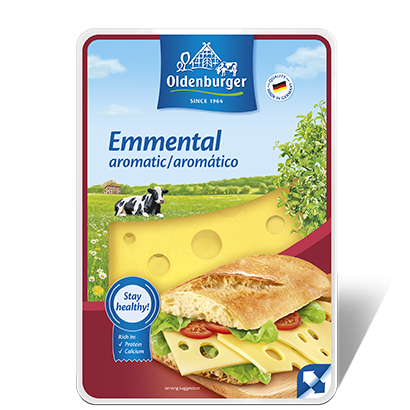 Oldenburger Emmental 45% fat i.d.m., slices, 200g