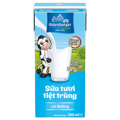 Oldenburger Milk, sweetened, UHT long-life, 180ml