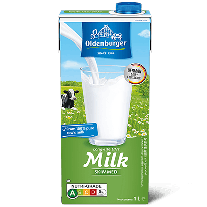 Oldenburger Skimmed milk 0.3%, UHT long-life, 1L