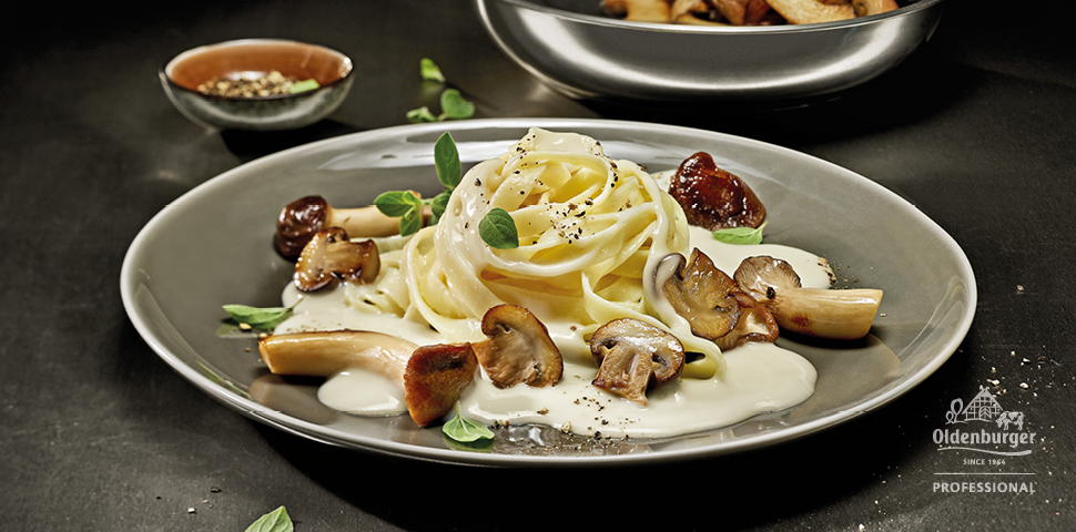Creamy Tagliatelle with Mushrooms