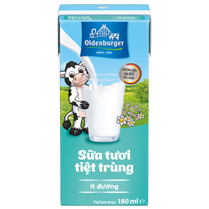 Oldenburger  Milk, less sugar,  UHT long-life, 180ml